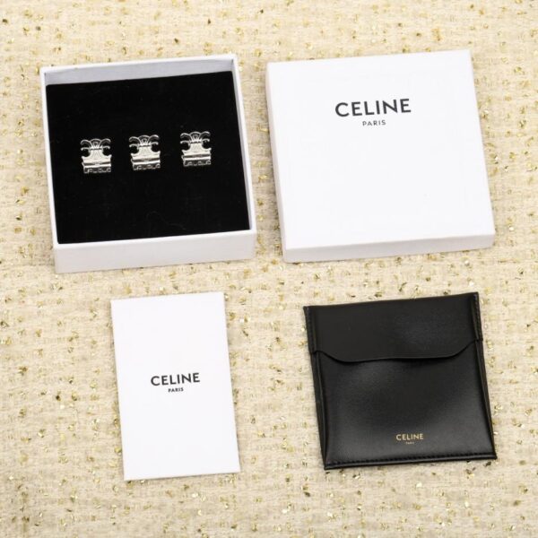 réplica,joyas,joyería,1:1,replica,fake,lujo,barato Boutique / Juego de 3 pinzas para el cabello Celine (0SVJ4)