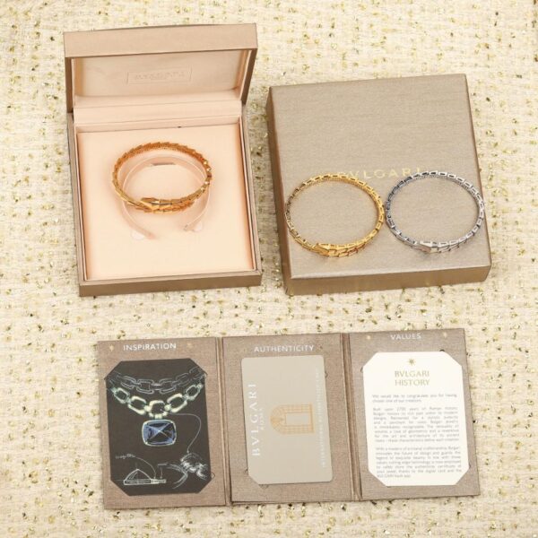 réplica,joyas,joyería,1:1,replica,fake,lujo,barato Boutique / Pulsera Serpenti, personalizable con oro auténtico y diamantes (IQG3D).