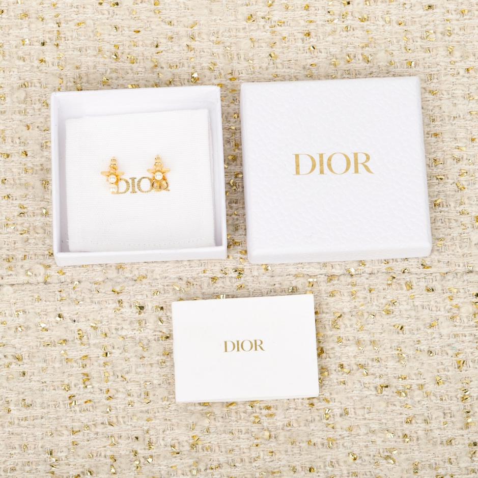 réplica,joyas,joyería,1:1,replica,fake,lujo,barato réplica,joyas,joyería,1:1,replica,fake,lujo,barato Boutique / Pendientes de perla con estrella de cinco puntas de Dior (Y7R6G)