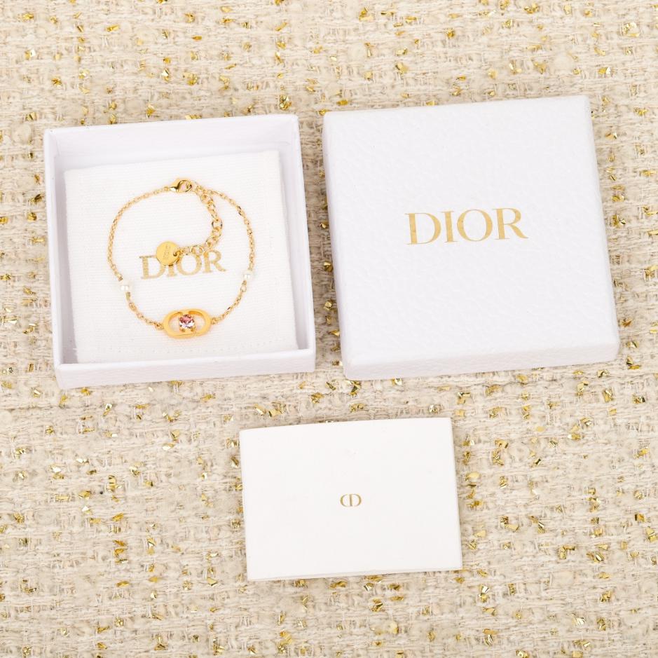 réplica,joyas,joyería,1:1,replica,fake,lujo,barato réplica,joyas,joyería,1:1,replica,fake,lujo,barato Boutique / Pulsera de diamantes rosas Dior CD (E2R1G)