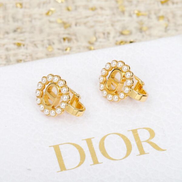 réplica,joyas,joyería,1:1,replica,fake,lujo,barato Boutique / Pendientes de clip con perlas redondas de CD de Dior (EROGB)