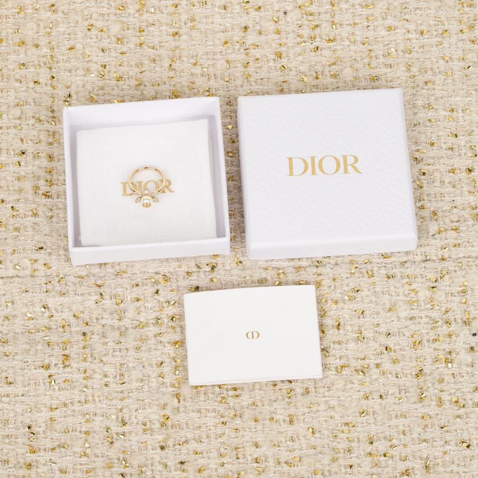 réplica,joyas,joyería,1:1,replica,fake,lujo,barato réplica,joyas,joyería,1:1,replica,fake,lujo,barato Boutique / Anillo con perla y colgante floral de Dior (Q2DKK)