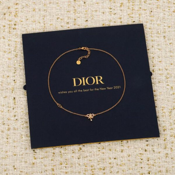 réplica,joyas,joyería,1:1,replica,fake,lujo,barato Boutique / ¡Collar de perlas y lazo de diamantes Dior! (RFGHE)
