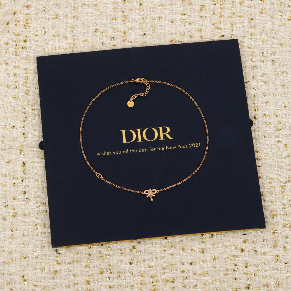 réplica,joyas,joyería,1:1,replica,fake,lujo,barato réplica,joyas,joyería,1:1,replica,fake,lujo,barato Boutique / ¡Collar de perlas y lazo de diamantes Dior! (RFGHE)