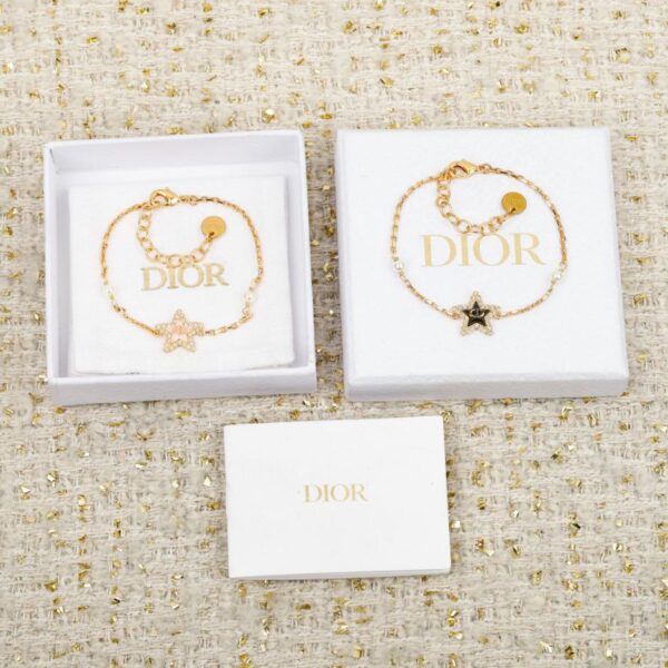 réplica,joyas,joyería,1:1,replica,fake,lujo,barato Boutique / [Pulsera CD con estrella de cinco puntas de Dior] Modelo Cruise más reciente (2GSQ0)