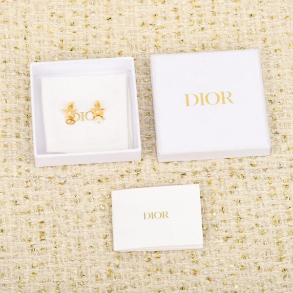 réplica,joyas,joyería,1:1,replica,fake,lujo,barato Boutique / Pendientes asimétricos de estrella de cinco puntas Dior 25 (DLONJ)