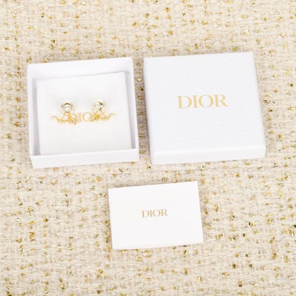 réplica,joyas,joyería,1:1,replica,fake,lujo,barato Boutique / Pendientes de perlas con estrella y trébol de cuatro hojas de Dior (SA61R)