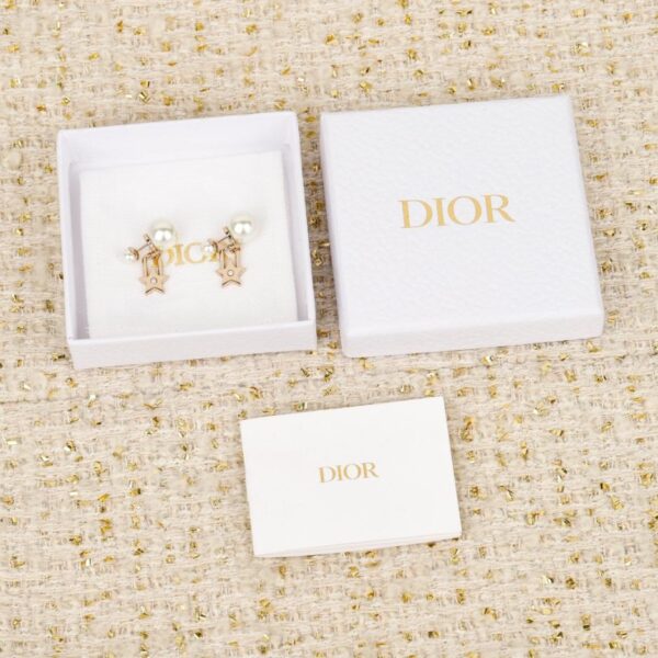 réplica,joyas,joyería,1:1,replica,fake,lujo,barato Boutique / Pendientes de perlas con forma de estrella de cinco puntas de Dior (M96LS)