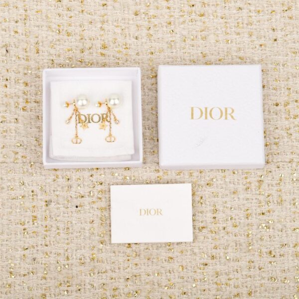 réplica,joyas,joyería,1:1,replica,fake,lujo,barato Boutique / Pendientes con borlas y pentagrama de perla de Dior (DFCH8)