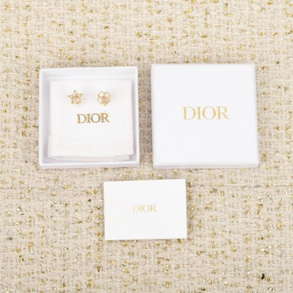 réplica,joyas,joyería,1:1,replica,fake,lujo,barato Boutique / 【Nuevos pendientes de trébol de cuatro hojas con perla y estrella de Dior】(ZKH4H)