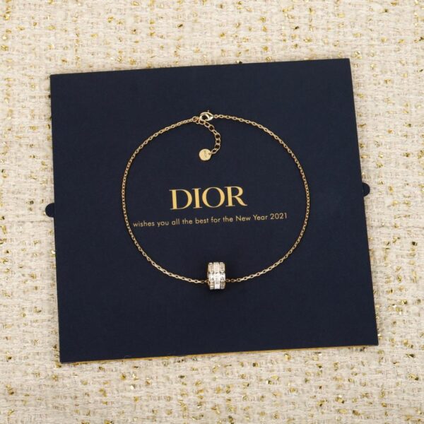 réplica,joyas,joyería,1:1,replica,fake,lujo,barato Boutique / Collar de esmalte con diamantes Dior (809DU)