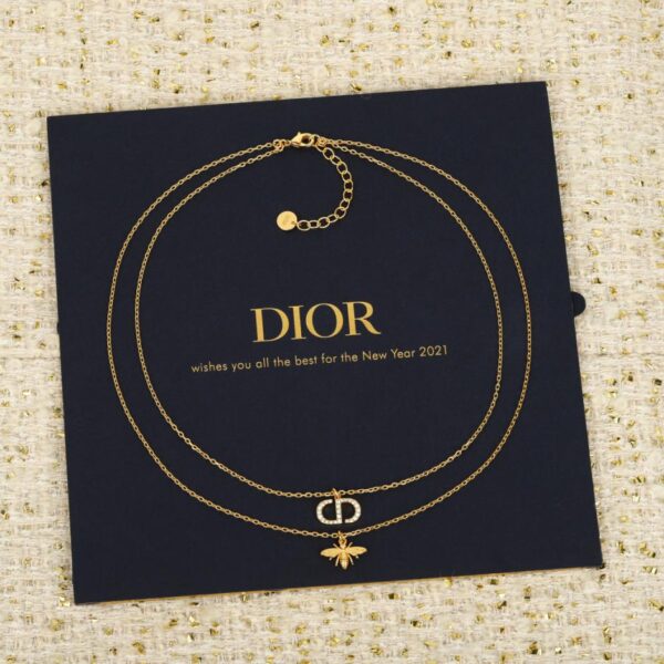 réplica,joyas,joyería,1:1,replica,fake,lujo,barato Boutique / Collar de abeja con CD de Dior (CWG9K)
