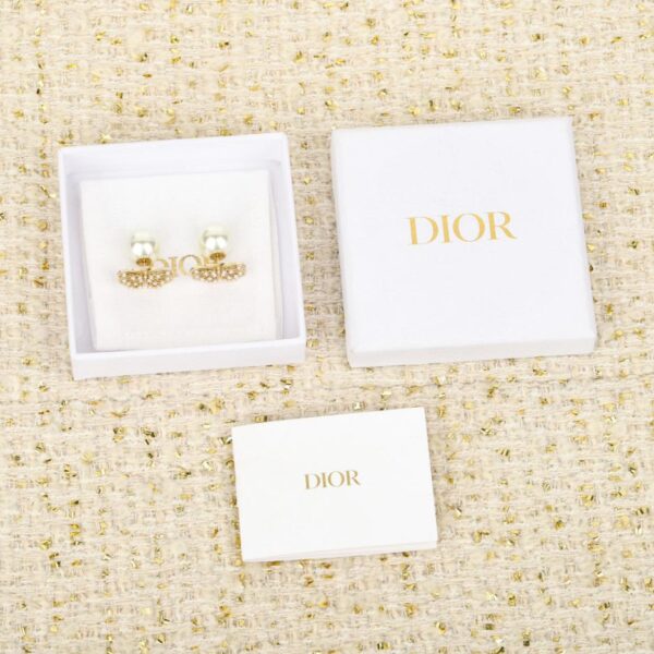 réplica,joyas,joyería,1:1,replica,fake,lujo,barato Boutique / Pendientes de mariposa calados con cuentas de Dior (C21ZE)