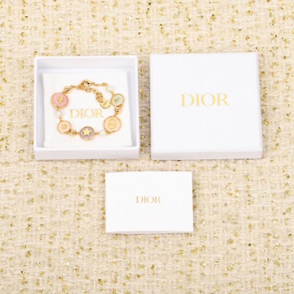 réplica,joyas,joyería,1:1,replica,fake,lujo,barato Boutique / Pulsera redonda pequeña y colorida de Dior (VELMJ)
