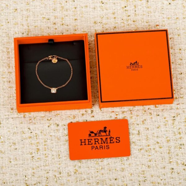 réplica,joyas,joyería,1:1,replica,fake,lujo,barato Boutique / Nuevos mini pendientes Hermes con bloques de color (B2KT6)