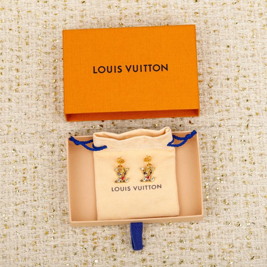 réplica,joyas,joyería,1:1,replica,fake,lujo,barato réplica,joyas,joyería,1:1,replica,fake,lujo,barato Boutique / Pendientes de diamantes de colores LV (Y6BJH)