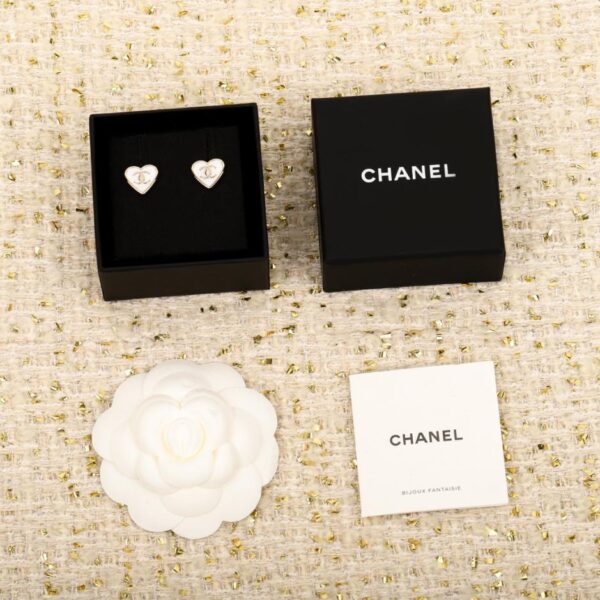 réplica,joyas,joyería,1:1,replica,fake,lujo,barato Boutique / Pendientes Chanel con doble C y piedras preciosas de estrella rosa (WRA2T)