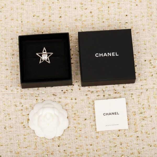 réplica,joyas,joyería,1:1,replica,fake,lujo,barato Boutique / Broche de botella de perfume Chanel con forma de estrella de cinco puntas (5 ml)