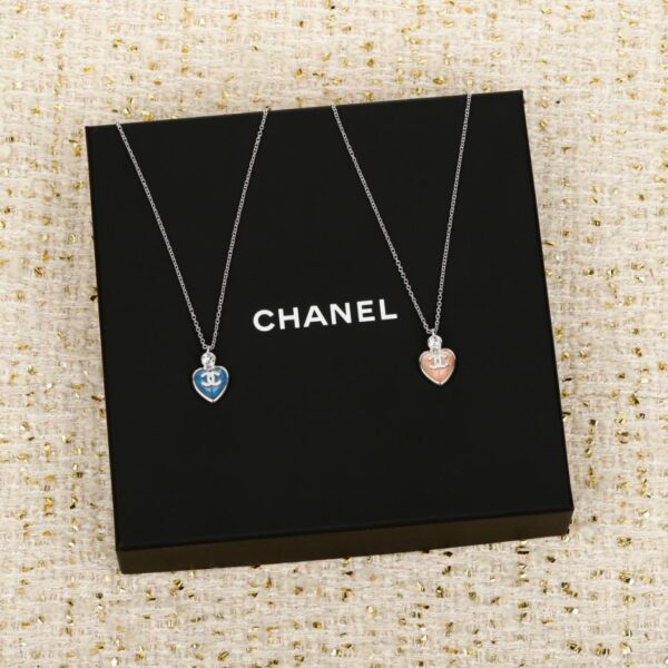 réplica,joyas,joyería,1:1,replica,fake,lujo,barato Boutique / Pendientes Chanel negros con doble C y medio diamante (0HQUA)