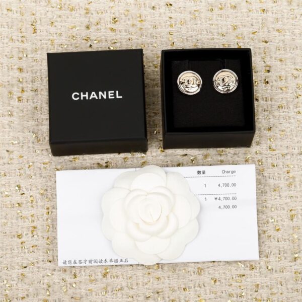réplica,joyas,joyería,1:1,replica,fake,lujo,barato Boutique / Pendientes de botón con doble C de Chanel (KE9AZ)