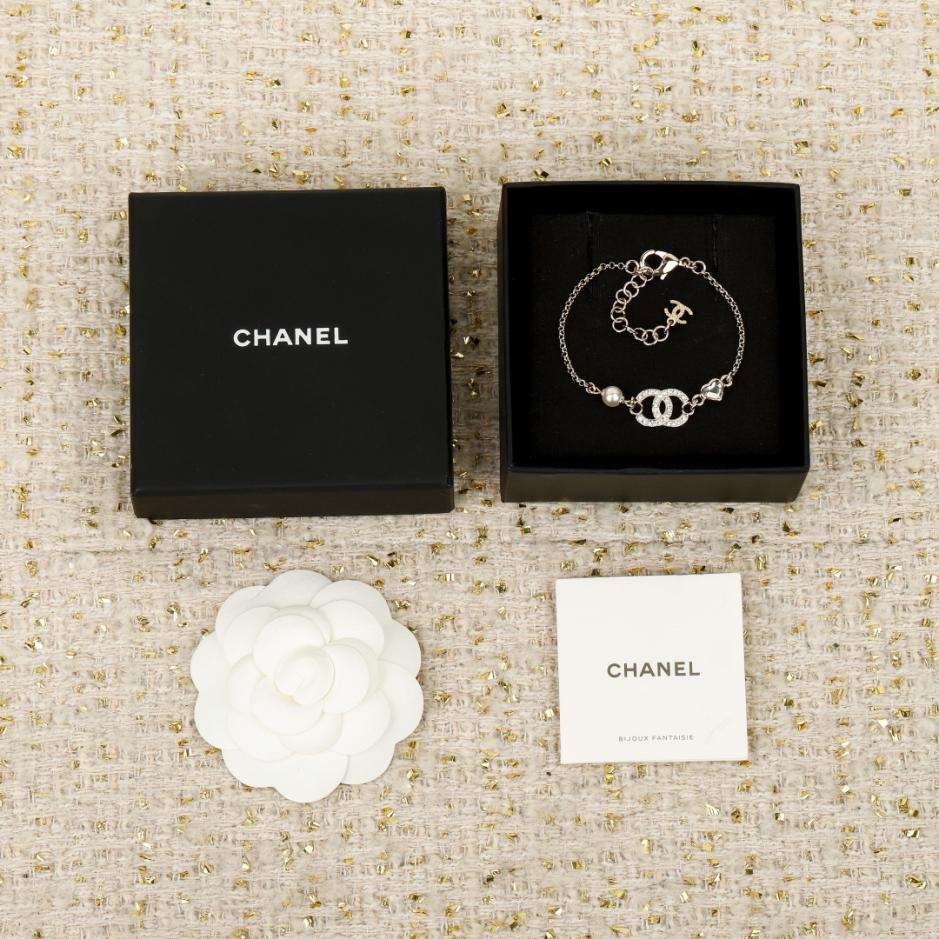 réplica,joyas,joyería,1:1,replica,fake,lujo,barato réplica,joyas,joyería,1:1,replica,fake,lujo,barato Boutique / Pulsera de cadena con cuentas Chanel 25B (TWDYK)