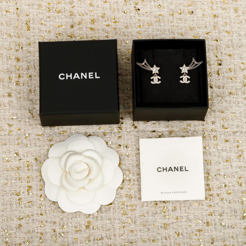 réplica,joyas,joyería,1:1,replica,fake,lujo,barato réplica,joyas,joyería,1:1,replica,fake,lujo,barato Boutique / Pendientes Chanel Meteor Doble C (HM1OK)