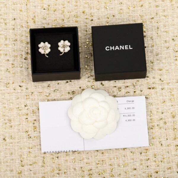 réplica,joyas,joyería,1:1,replica,fake,lujo,barato Boutique / Pendientes Chanel Clover Doble C (8IDDL)