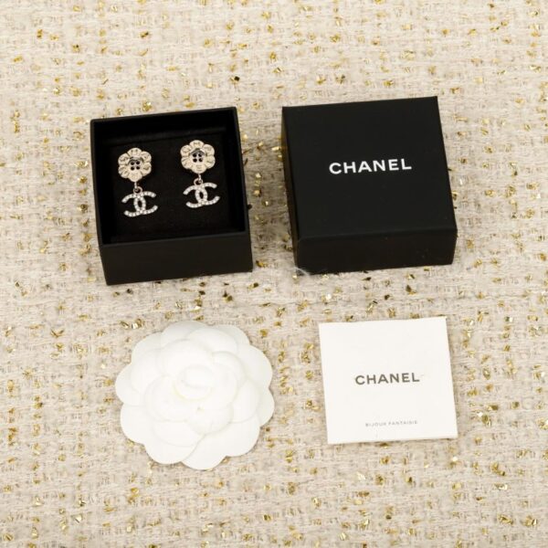 réplica,joyas,joyería,1:1,replica,fake,lujo,barato Boutique / Pendientes cuadrados calados de Chanel (5ZE0Z)