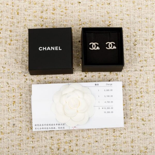 réplica,joyas,joyería,1:1,replica,fake,lujo,barato Boutique / Pendientes Chanel con forma de corazón y doble C (J6IML)