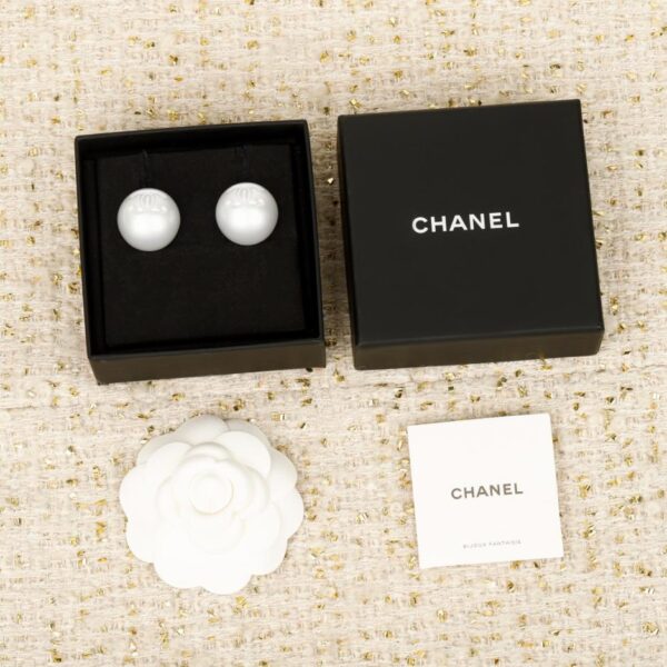 réplica,joyas,joyería,1:1,replica,fake,lujo,barato Boutique / Pendientes Chanel de perla mediana (BZAIQ)