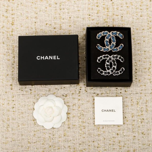 réplica,joyas,joyería,1:1,replica,fake,lujo,barato Boutique / Broche de cadena vaquera de Chanel: 25 (3I0W2)