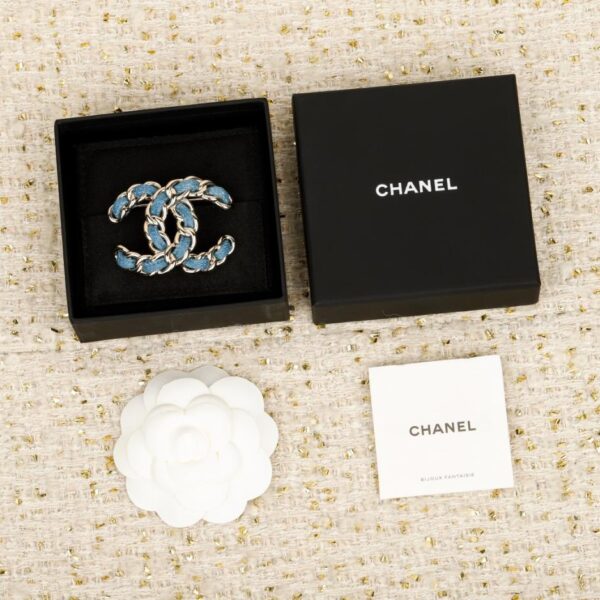 réplica,joyas,joyería,1:1,replica,fake,lujo,barato Boutique / Broche de cadena vaquera de Chanel: 25 (3I0W2)