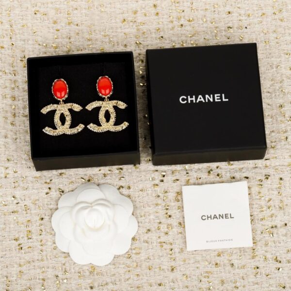 réplica,joyas,joyería,1:1,replica,fake,lujo,barato Boutique / Pendientes Chanel Vintage Doble C (7DLED)