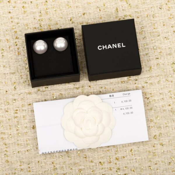 réplica,joyas,joyería,1:1,replica,fake,lujo,barato Boutique / Pendientes Chanel Hemisféricos Doble C (IOJZ8)