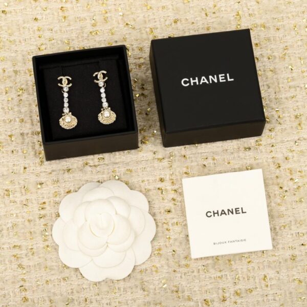 réplica,joyas,joyería,1:1,replica,fake,lujo,barato Boutique / Pendientes Chanel Doble C Corazón Rosa 25 (84STT)