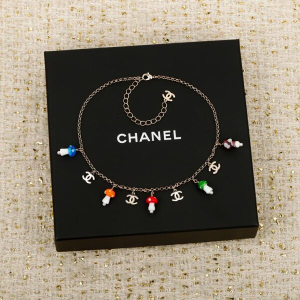 réplica,joyas,joyería,1:1,replica,fake,lujo,barato Boutique / Pendientes de corazón calado con cuentas de Chanel: 25 (CFWKN)