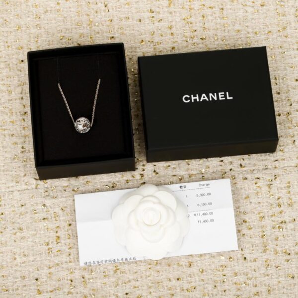 réplica,joyas,joyería,1:1,replica,fake,lujo,barato Boutique / Broche con colgante de pluma de Chanel y doble C (1MYN1)