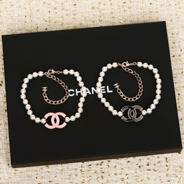 réplica,joyas,joyería,1:1,replica,fake,lujo,barato Boutique / Pendientes Chanel Doble C con Perlas y Diamantes (KJWQ1)