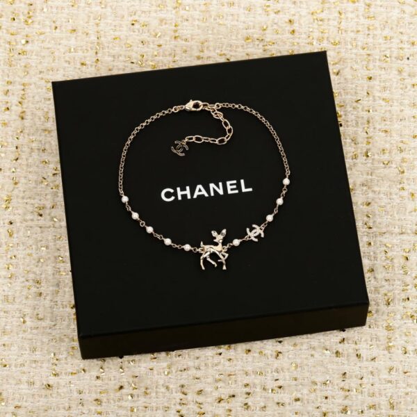 réplica,joyas,joyería,1:1,replica,fake,lujo,barato Boutique / Pendientes colgantes de botella de perfume con forma de corazón azul de Chanel Doble C (SWL99)