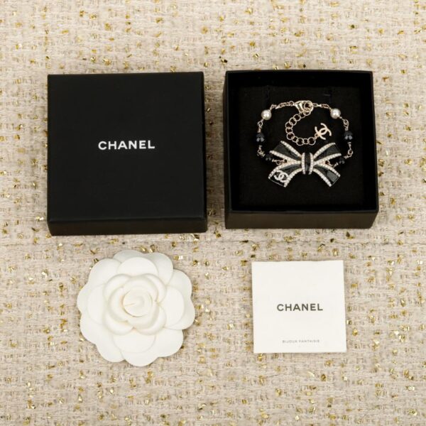 réplica,joyas,joyería,1:1,replica,fake,lujo,barato Boutique / Broche de lazo Chanel 25B (2BH6E)