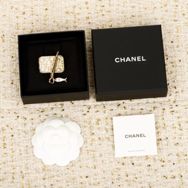 réplica,joyas,joyería,1:1,replica,fake,lujo,barato Boutique / Nuevo broche: broche de pez cuadrado de Chanel (Q0G0W)