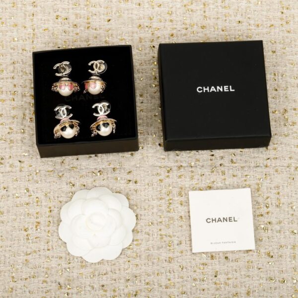 réplica,joyas,joyería,1:1,replica,fake,lujo,barato Boutique / Pendientes Chanel Robot (E8CA4)