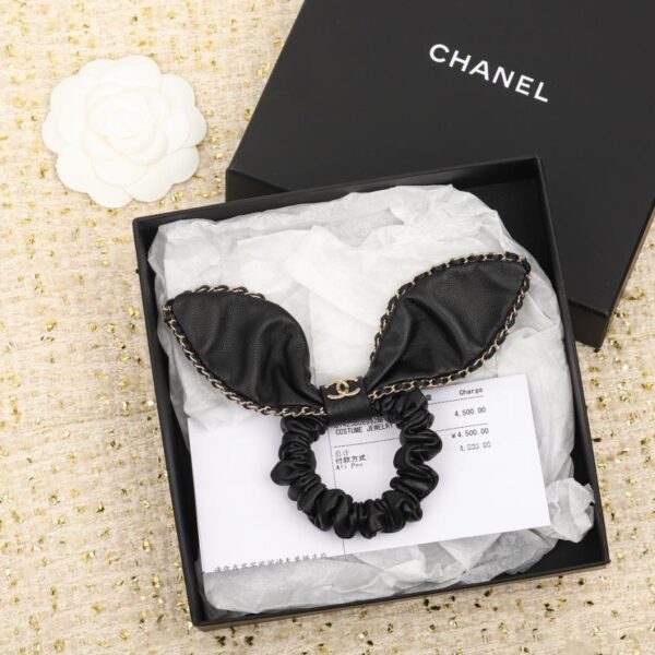 réplica,joyas,joyería,1:1,replica,fake,lujo,barato Boutique / Lazo para el pelo con doble C de Chanel (SCTQ3)