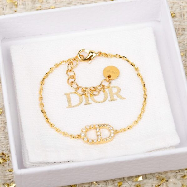réplica,joyas,joyería,1:1,replica,fake,lujo,barato Pendientes Dior CD (UGR16) – Mitad diamante, mitad perla