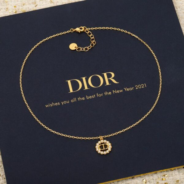 réplica,joyas,joyería,1:1,replica,fake,lujo,barato Pendientes Dior CD (UGR16) – Mitad diamante, mitad perla