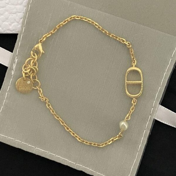 réplica,joyas,joyería,1:1,replica,fake,lujo,barato Mini collar Dior CD, plateado (DEE5X)