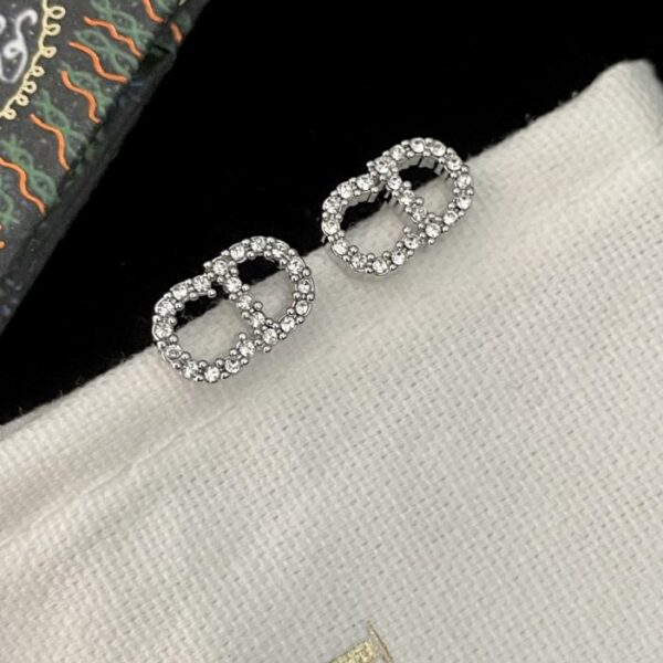 réplica,joyas,joyería,1:1,replica,fake,lujo,barato Pendientes Dior JA Gunmetal Black (RUXLG)