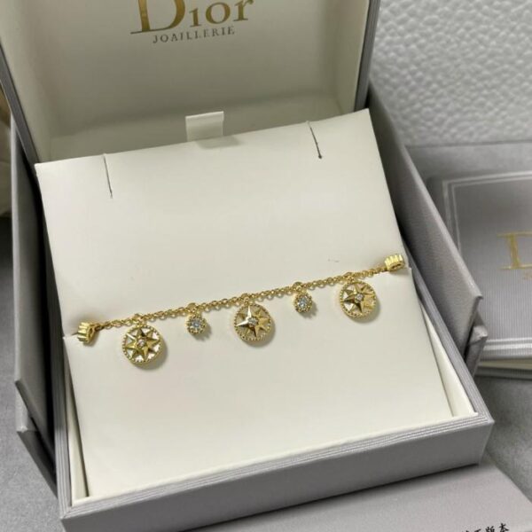réplica,joyas,joyería,1:1,replica,fake,lujo,barato Pulsera Dior Five-Colored Compass (X5DEG) en oro V (doble cara)
