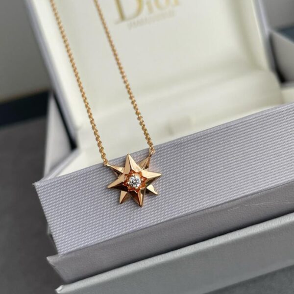réplica,joyas,joyería,1:1,replica,fake,lujo,barato Collar octagonal Dior en oro V (IMW9X)