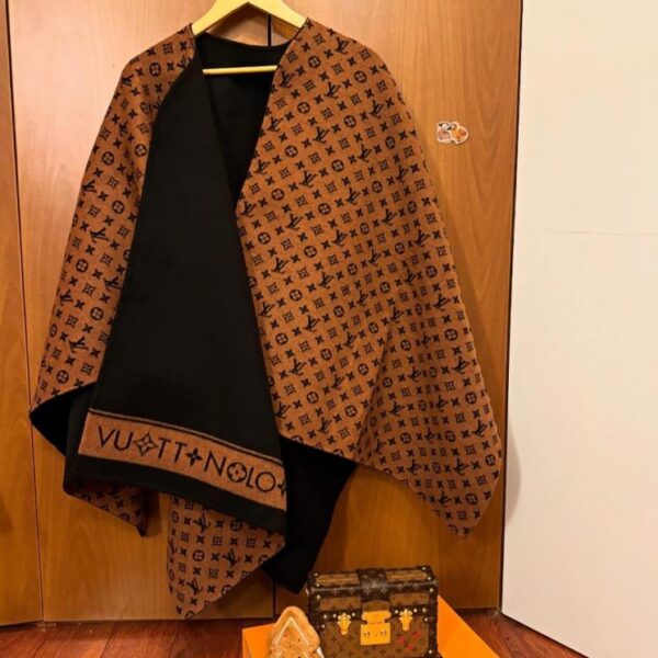 réplica,joyas,joyería,1:1,replica,fake,lujo,barato Capa LV, mezcla de lana y cachemira (FE59C)